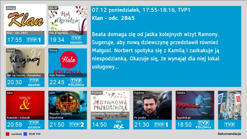 Platforma hybrydowa TVP